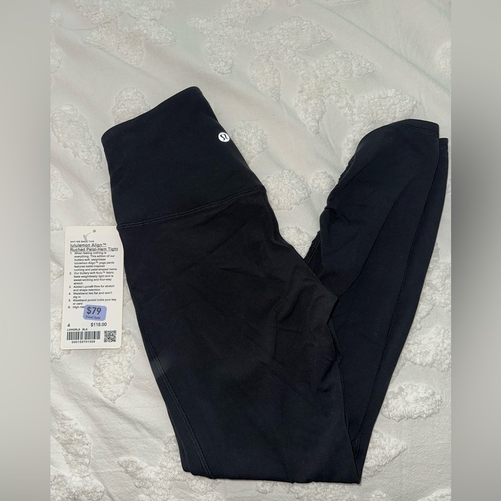 NWT lululemon Align Ruched Petal leggings